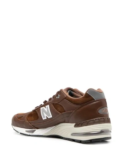 Shop New Balance 991 Made In Uk Trainers In Brown