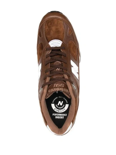 Shop New Balance 991 Made In Uk Trainers In Brown