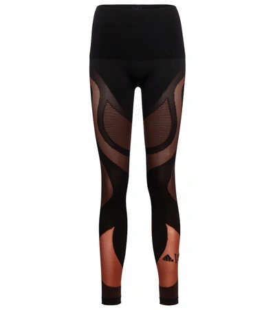 Wolford X Adidas Sheer Motion Leggings In Sequoia Black ModeSens