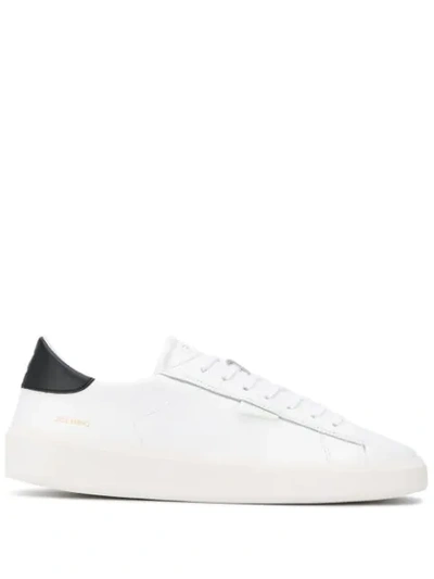 Shop Date Ace Low-top Leather Sneakers In White