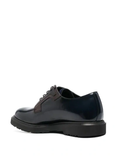 Shop Paul Smith Mac Derby Shoes In Blue