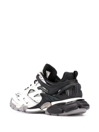 Shop Balenciaga Track.2 Open Sneakers In Black