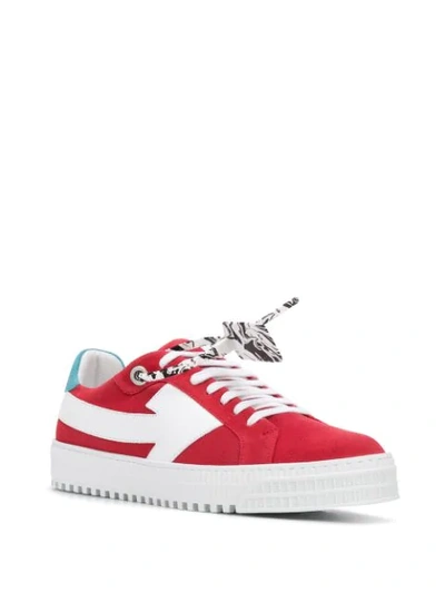Shop Off-white Arrows Low-top Sneakers In Red