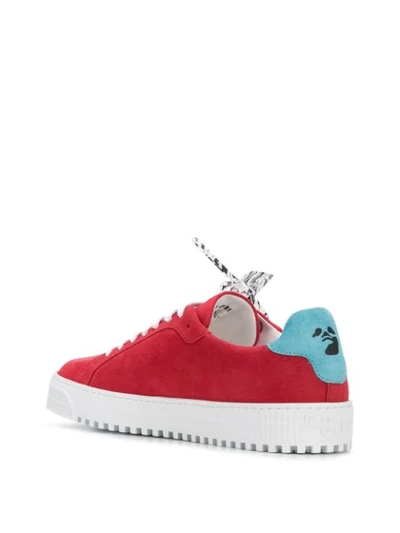 Shop Off-white Arrows Low-top Sneakers In Red