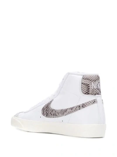 Shop Nike Blazer 77 Hi-top Sneakers In White