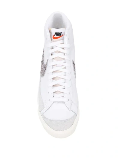 Shop Nike Blazer 77 Hi-top Sneakers In White
