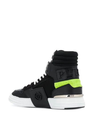 Shop Philipp Plein Original Hi-top Sneakers In Black