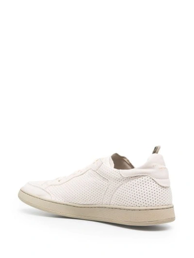 Shop Officine Creative Logo Low-top Sneakers In Neutrals