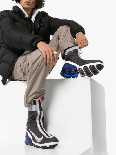 Nike Air Vapormax Flyknit Gaiter Ispa Sneakers In Blue | ModeSens