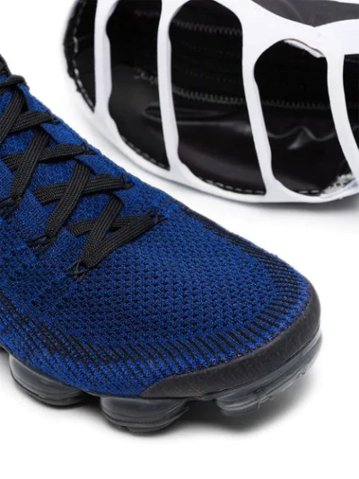 Nike Air Vapormax Flyknit Gaiter Ispa Sneakers In Black