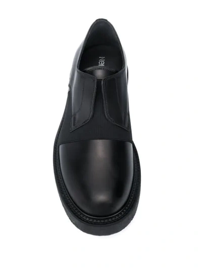 Shop Neil Barrett Slip-on Derby Shoes In Black