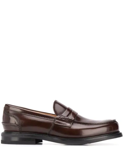 Shop Church's Pembey Penny Loafers In Brown