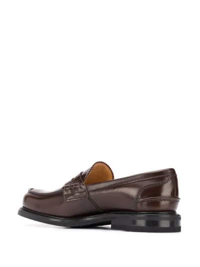 Shop Church's Pembey Penny Loafers In Brown