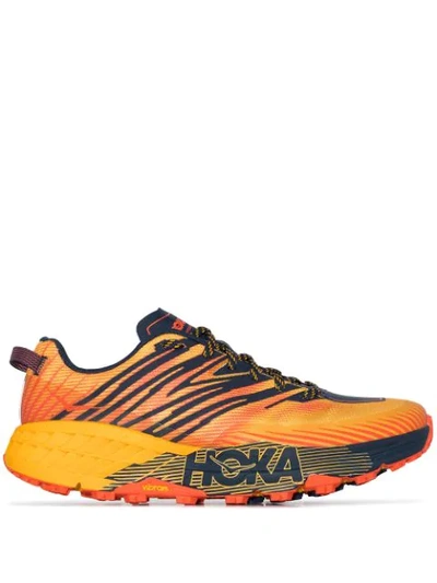 Shop Hoka One One Speedgoat 4 Sneakers In Multicolour