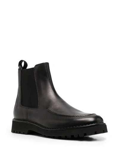 Shop Kenzo Classic Chelsea Boots In Black