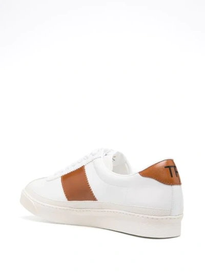 Shop Tom Ford Bannister Low-top Sneakers In White