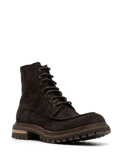 Shop Del Carlo '316' Ankle Boots In Brown