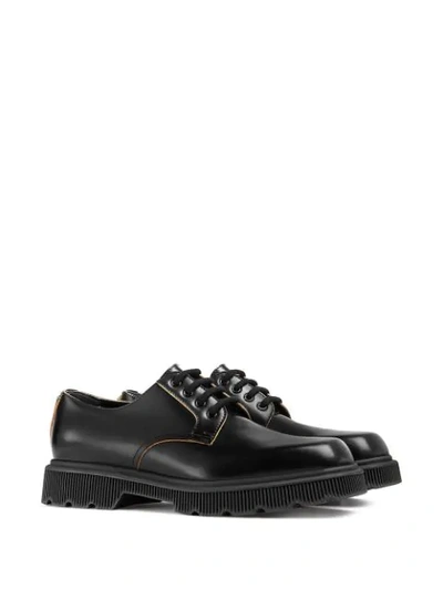 Shop Gucci Double G Oxford Shoes In Black