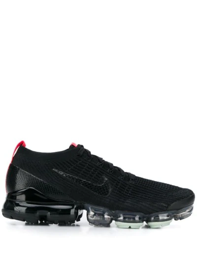 Nike Air Vapormax Flyknit 3.0 Sneakers In Black In Black/black/igloo |  ModeSens