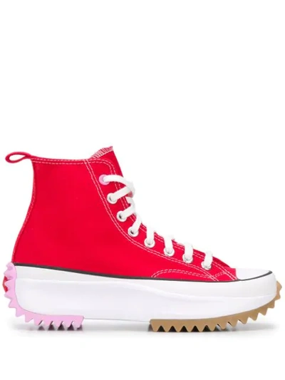 Shop Converse Run Star Hike High-top Trainers In Red