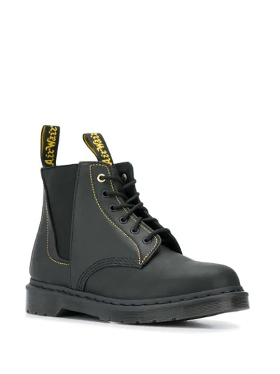 Shop Yohji Yamamoto X Dr Martens Boots In Black