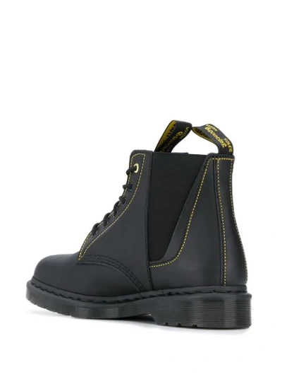 Shop Yohji Yamamoto X Dr Martens Boots In Black