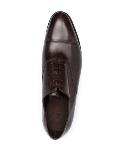 Shop John Lobb City Ii Oxford Shoes In Brown