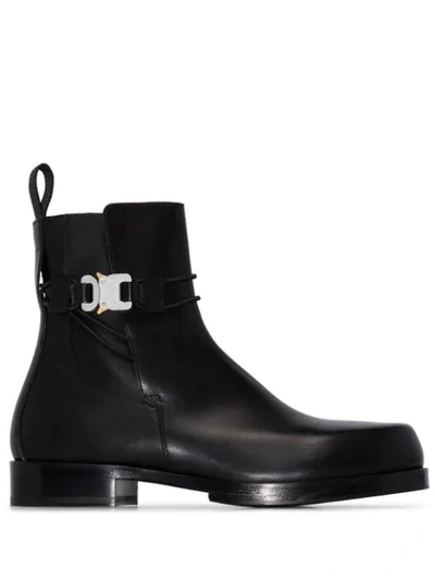 Shop Alyx Buckle-strap Chelsea Ankle Boots In Black