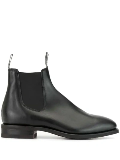 Shop R.m.williams Comfort Craftsman Chelsea Boots In Black