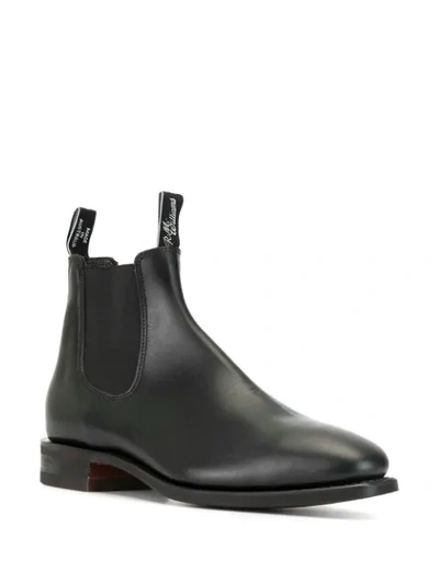 Shop R.m.williams Comfort Craftsman Chelsea Boots In Black