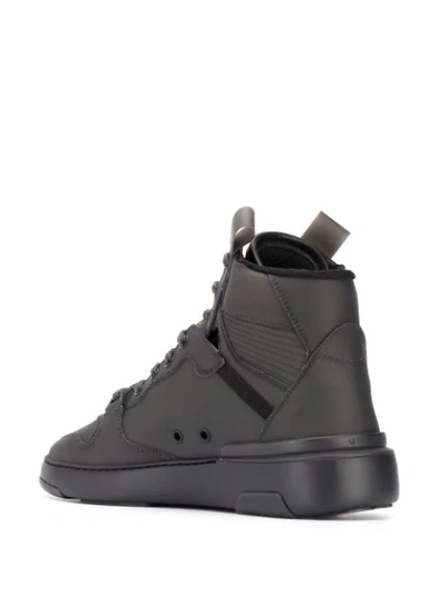 Shop Givenchy Hi-top Trainers In Black