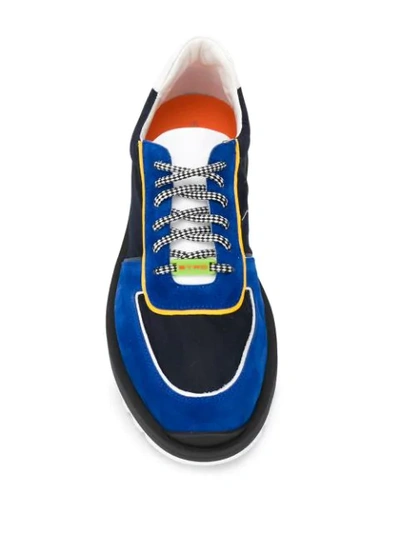 Shop Etro Low-top Trainers In Blue