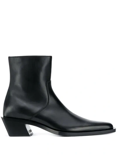 Shop Balenciaga Tiaga Zip-up Boots In Black