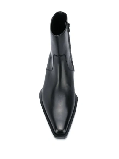 Shop Balenciaga Tiaga Zip-up Boots In Black