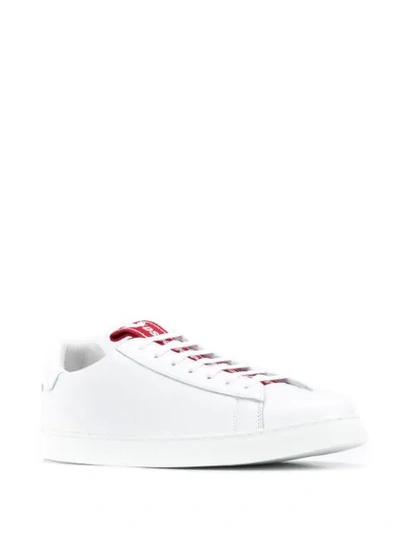 Shop Dsquared2 Logo-tab Low-top Sneakers In White