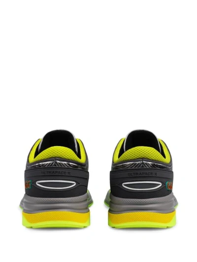 Shop Gucci Ultrapace Low-top Sneakers In Yellow