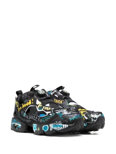 Shop Vetements X Reebok Instapump Fury Sneakers In Black