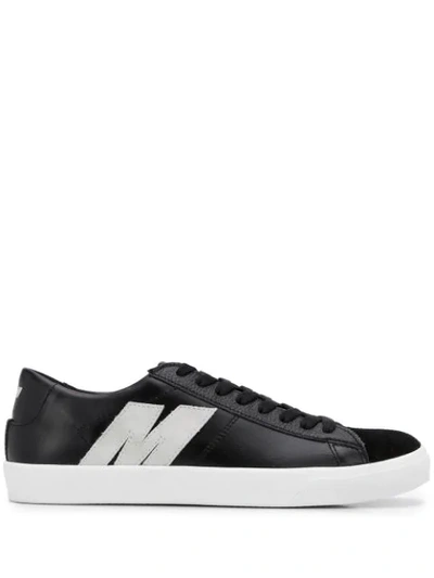 M APPLIQUÉ LOW-TOP SNEAKERS