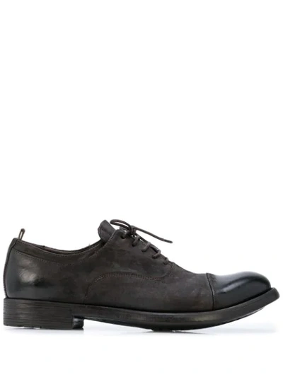 Shop Officine Creative Revien 004 Low-heel Oxford Shoes In Brown