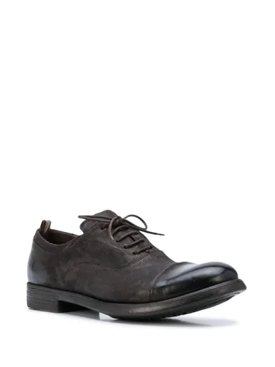 Shop Officine Creative Revien 004 Low-heel Oxford Shoes In Brown