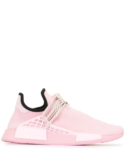 Shop Adidas Originals By Pharrell Williams Nmd Hu Sneakers In Pink