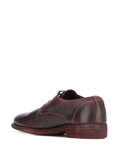 Shop Guidi Polished Finish Shoes In Purple