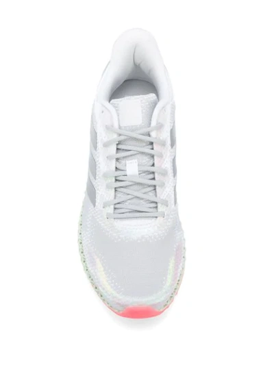 Shop Adidas Originals Alphaedge 4d Sneakers In White