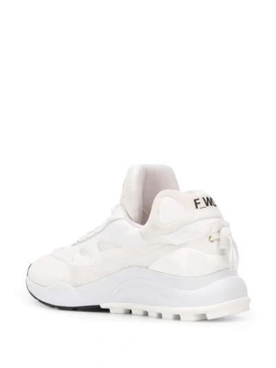 Shop F_wd Logo Low-top Sneakers In White