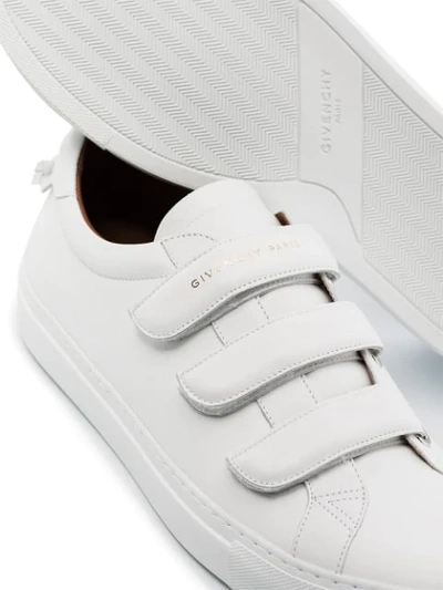 Shop Givenchy Urban Street Velcro Strap Sneakers In White