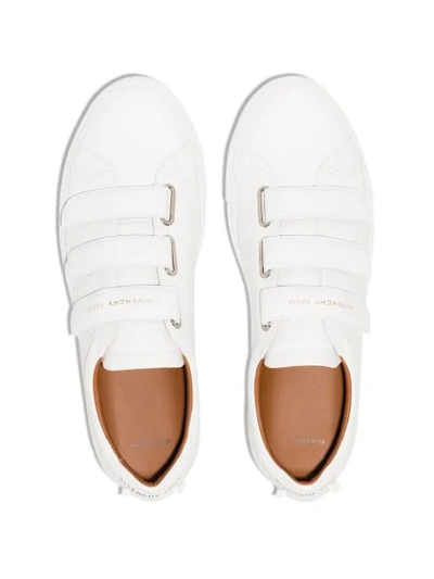Shop Givenchy Urban Street Velcro Strap Sneakers In White