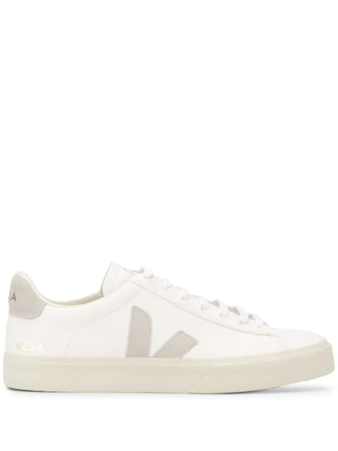veja net sustain campo leather and vegan suede sneakers