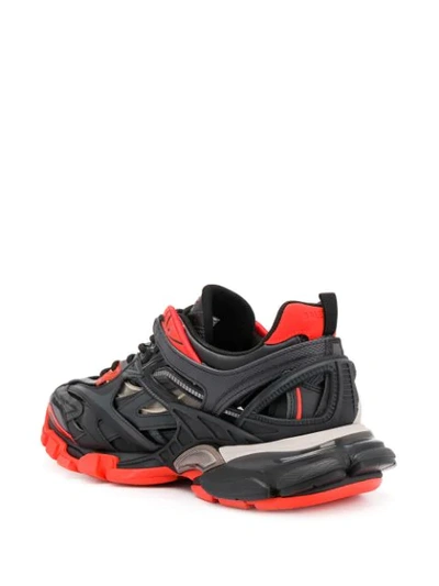 Balenciaga Track.2 Open Sneakers In Grey