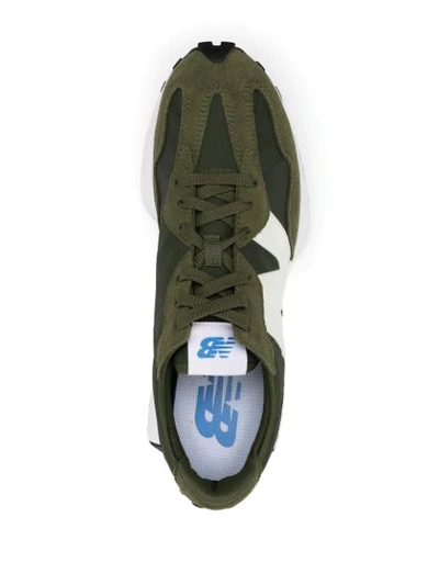 Shop New Balance 327 Low-top Sneakers In Green