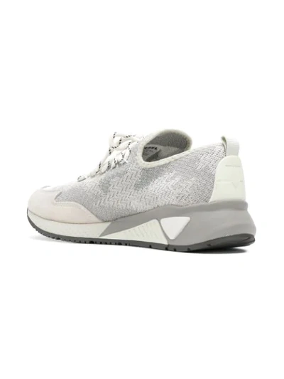 Shop Diesel S-kby Sneakers In Grey